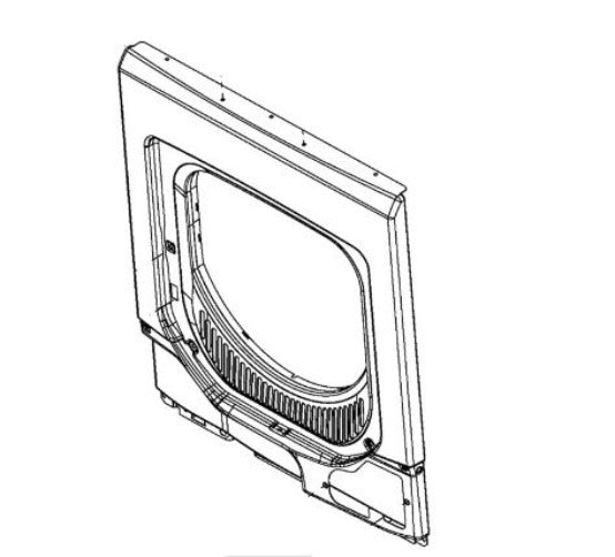 GE-Stacked-Laundry-Center-Panel-WE20M467 GE-Stacked-Laundry-Center-Panel-WE20M467